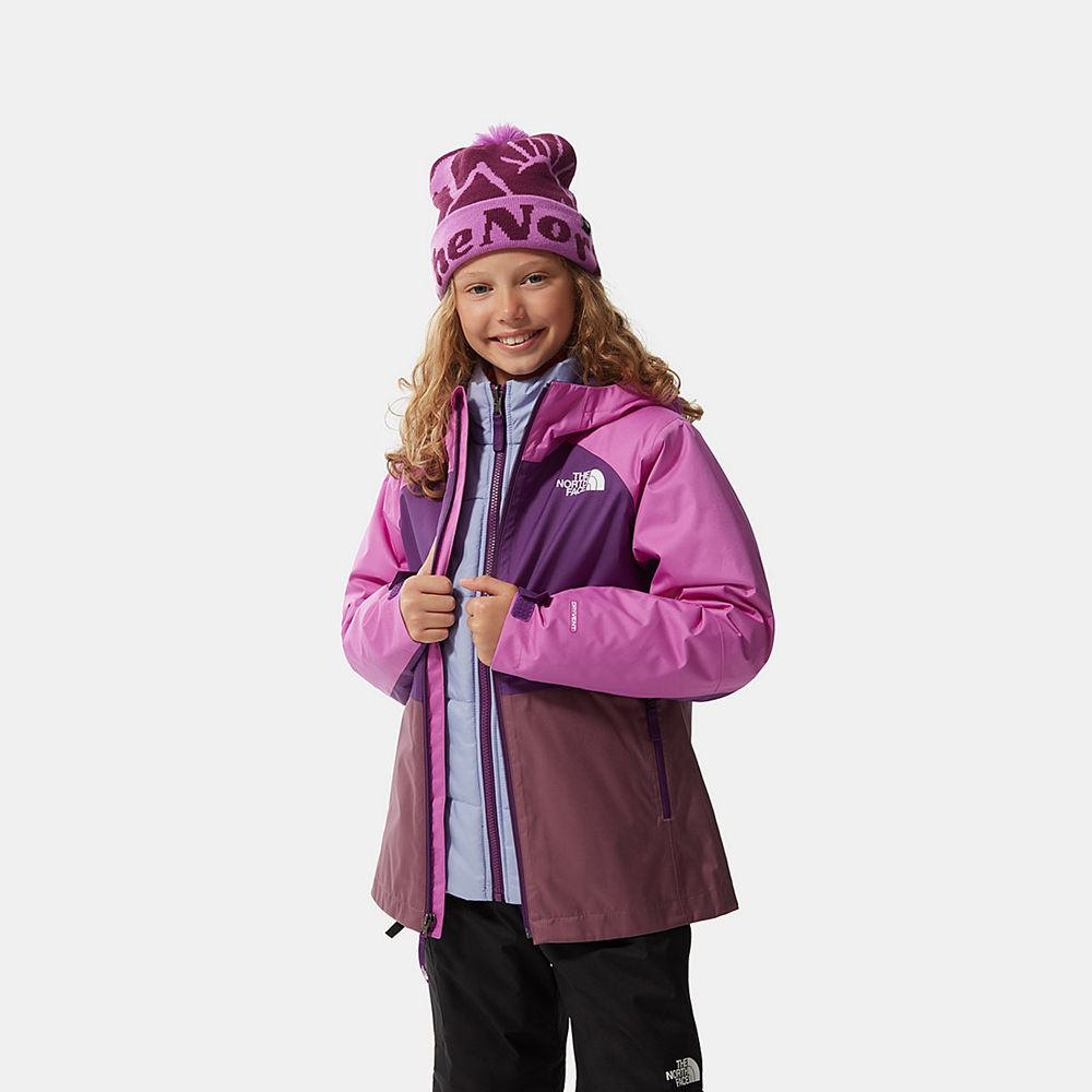 The North Face Jackets Girls Australia - The North Face Freedom Triclimate Purple Skiing And Snowboa